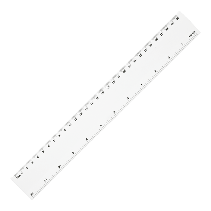 30cm Plastic Ruler  (BH0509)