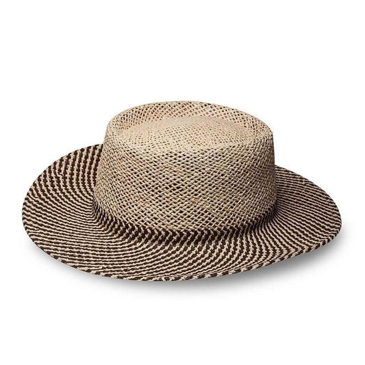 6049 Two-Tone Straw Hat