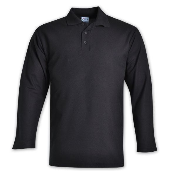 Proactive Long Sleeve Pique Knit Polo