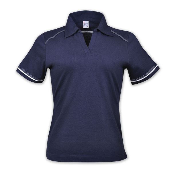 Proactive Ladies Flat Piping Polo