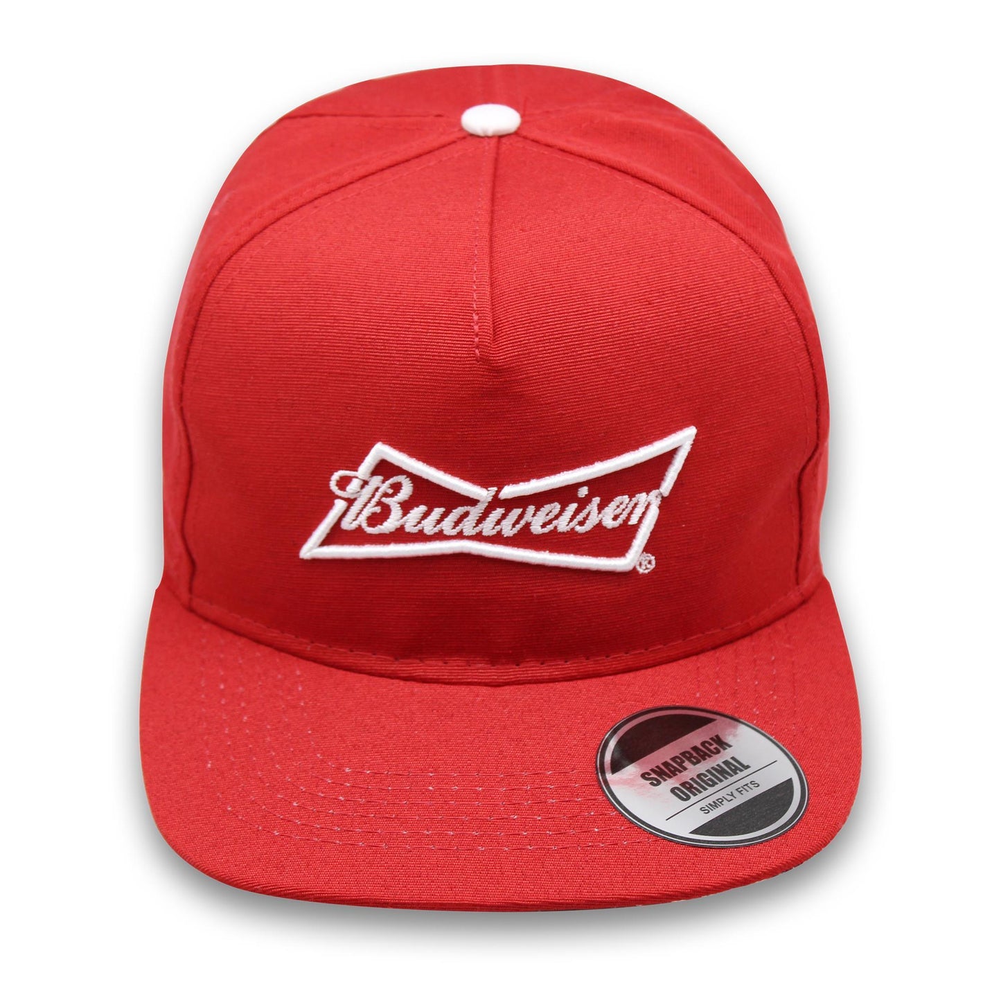 BUDSFP Budweiser Red Econo Flatbill With 3D/Flat Emb