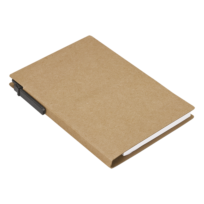 Barron BF0010 - Recycled Notebook With Pen And Flags