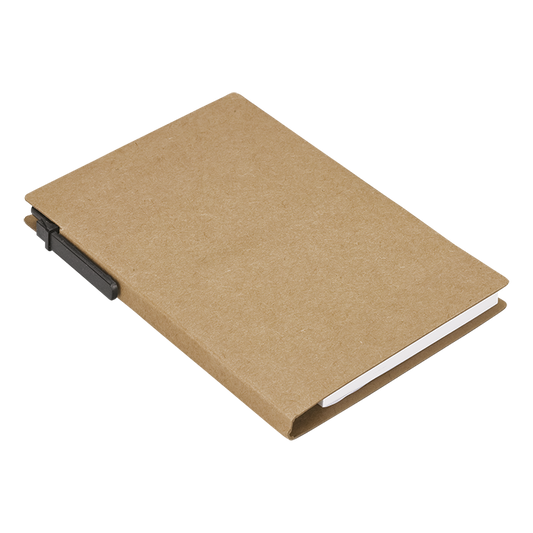 Barron BF0010 - Recycled Notebook With Pen And Flags