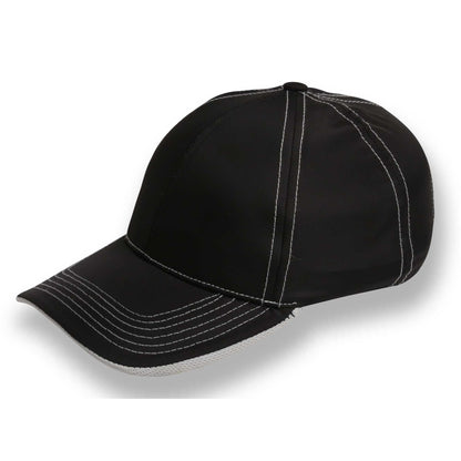 DI-P18600 Benchmark 6 Panel Cap With Contrast Stitching Grey Underpeak
