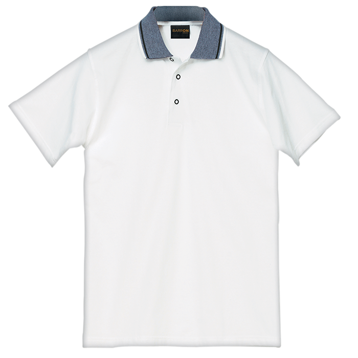 Barron Mens Jacquard Collar Golfer (GO170B)