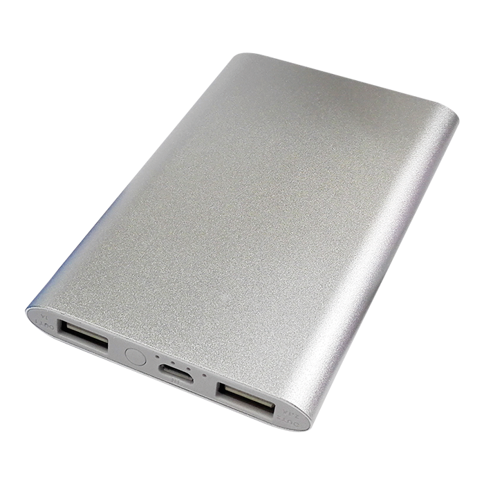Barron BE0068 - Slim Aluminium 4000 mAh Powerbank