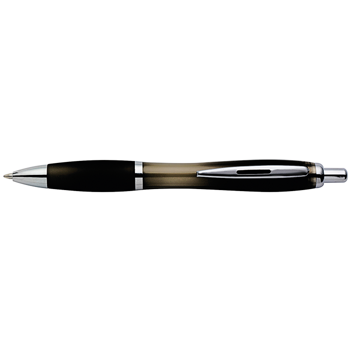 Barron BP30151 - Curved Design Ballpoint Pen with Coloured Barrel