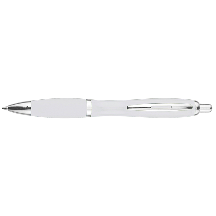 Barron BP30151 - Curved Design Ballpoint Pen with Coloured Barrel