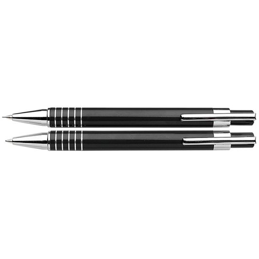 Barron BP3298 - Lacquered Barrel Matching Ballpoint Pen and Clutch Pencil Set