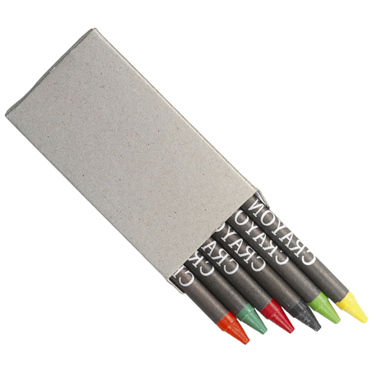 Barron BP2788 - Crayons in Recycled Box - Set of 6