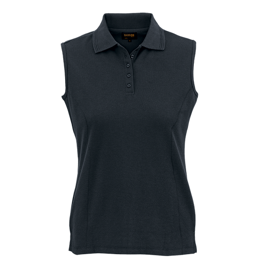 Barron Ladies 175g Pique Knit Sleeveless Golfer (L175-SLV)