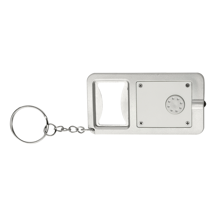 Barron BK1991 - Keychain with Bottle Opener and LED Light