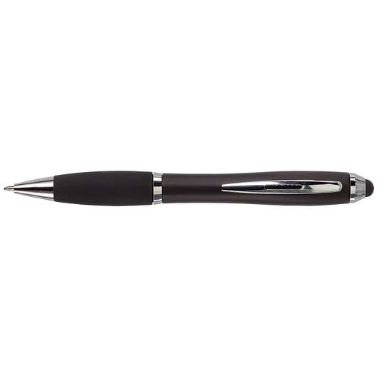 Barron BP2430 - Ballpoint Pen with Rubber Grip and Stylus