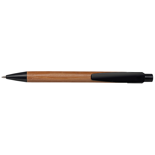 Barron BP3993 - Bamboo Ballpoint Pen with Plastic Trims