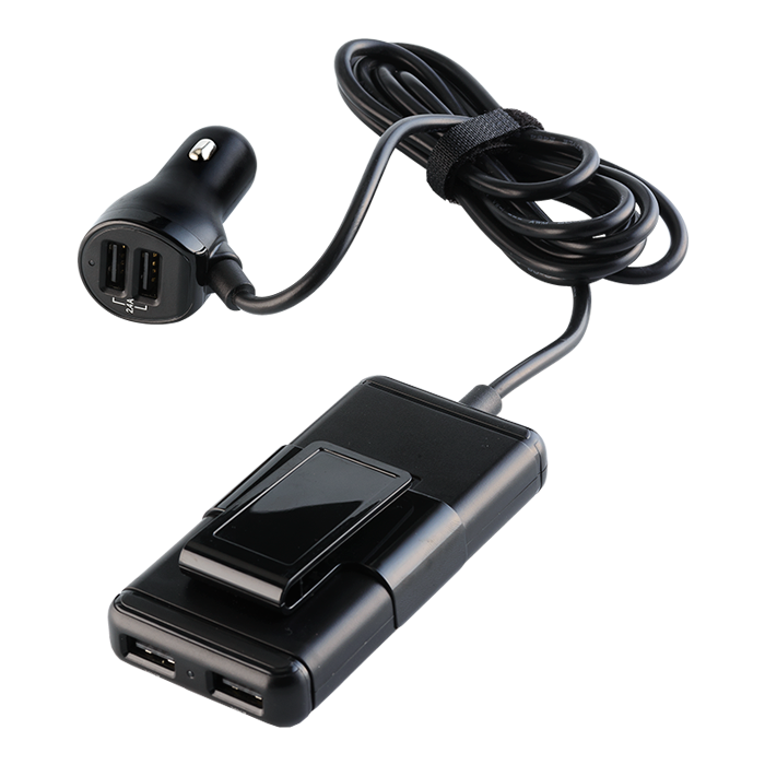 Barron BE0081 - Car Charger with USB Hub