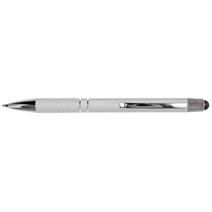 Barron BP7975 - Aluminium Ballpoint Pen With Black Stylus