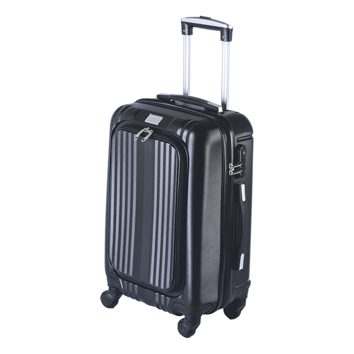 Barron BB0214 - Hard Shell Luggage Bag With Front Pocket