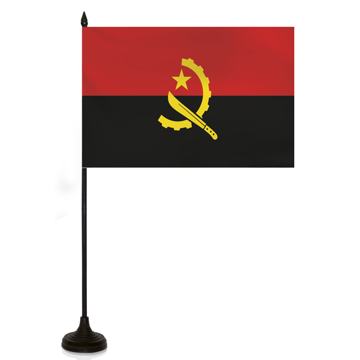 Barron Desk Flag - ANGOLA FLAG
