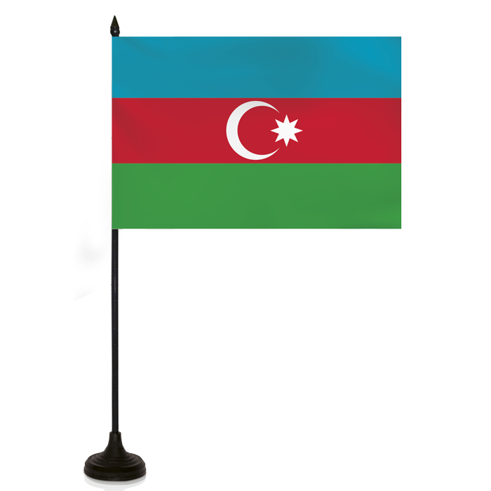 Barron Desk Flag - AZERBAIJHAN FLAG