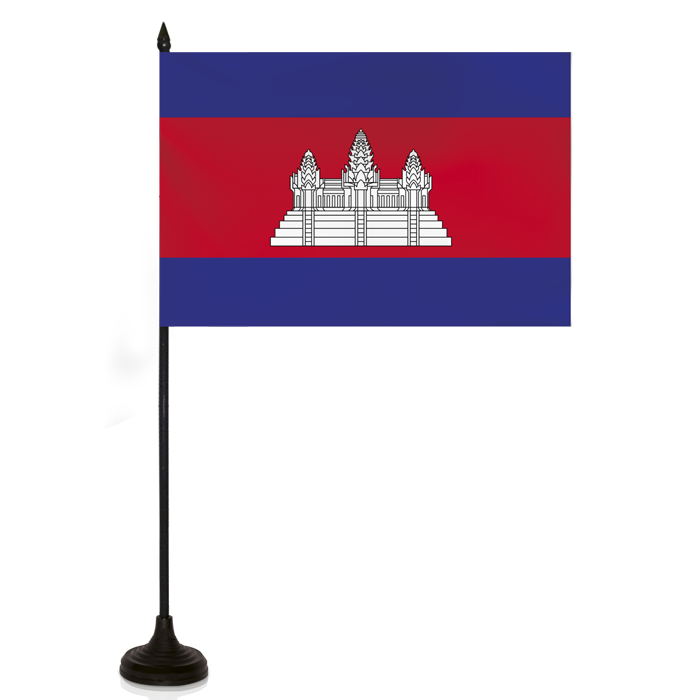 Barron Desk Flag - CAMBODIA FLAG