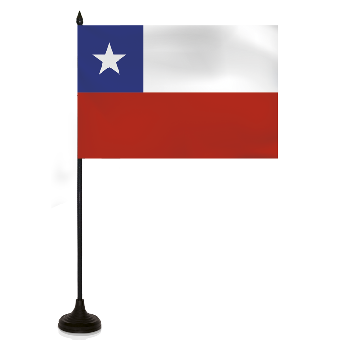 Barron Desk Flag - CHILE FLAG