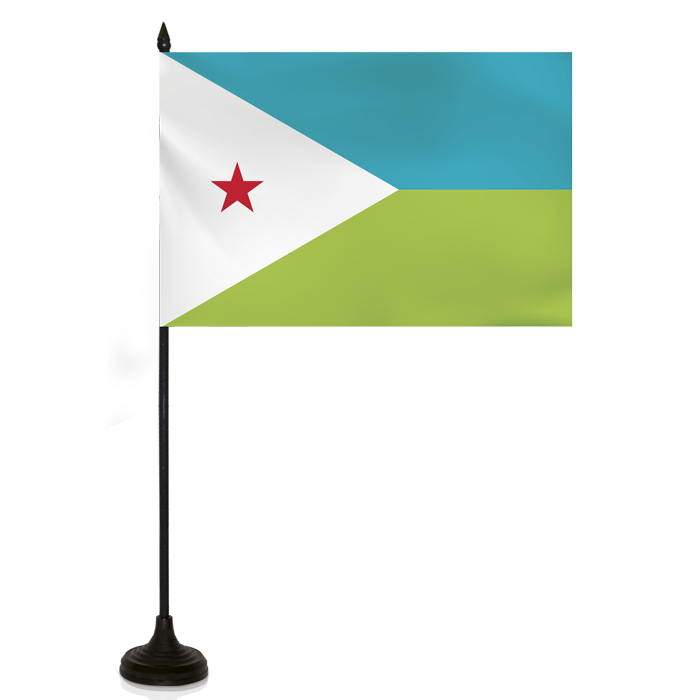 Barron Desk Flag - DJIBOUTI FLAG