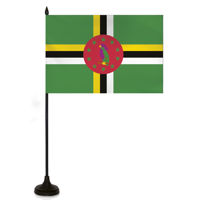 Barron Desk Flag - DOMINICA FLAG