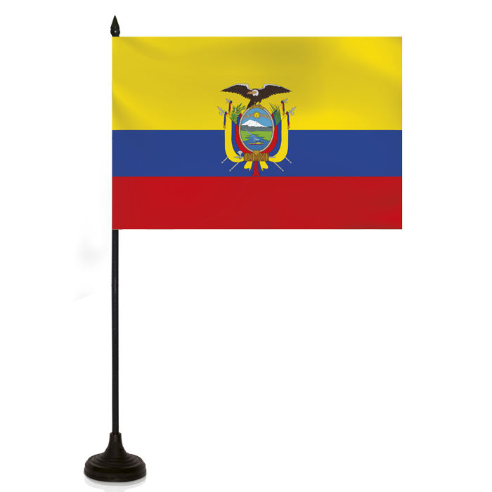 Barron Desk Flag - ECUADOR FLAG