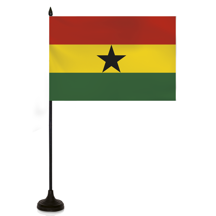 Barron Desk Flag - GHANA FLAG