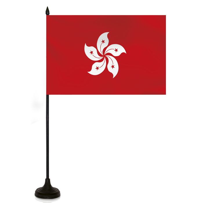 Barron Desk Flag - HONG KONG FLAG