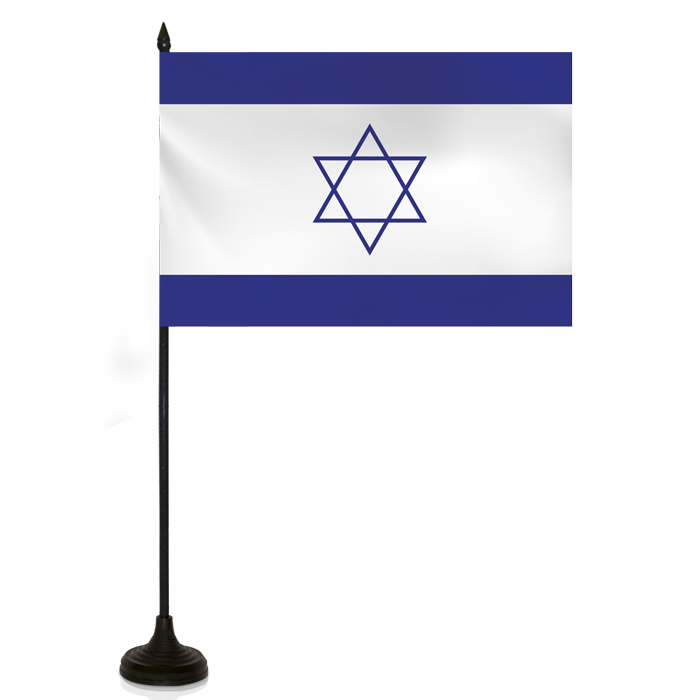 Barron Desk Flag - ISRAEL FLAG