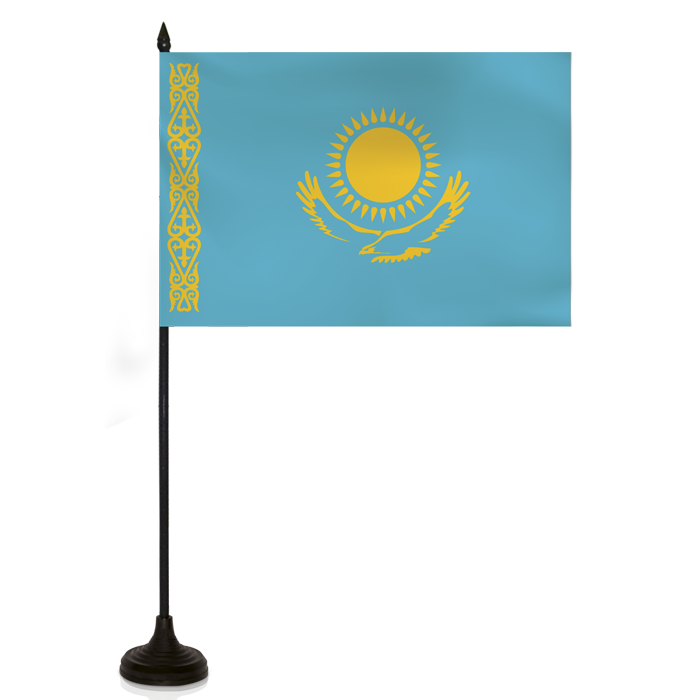 Barron Desk Flag - KAZAKHSTAN FLAG