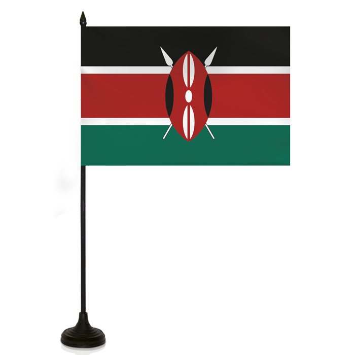 Barron Desk Flag - KENYA FLAG