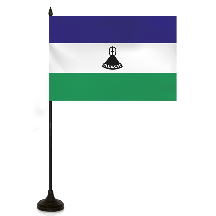 Barron Desk Flag - LESOTHO FLAG