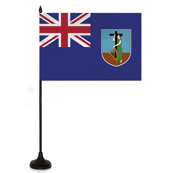 Barron Desk Flag - MONTSERRAT FLAG