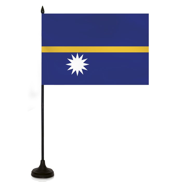 Barron Desk Flag - NAURU FLAG