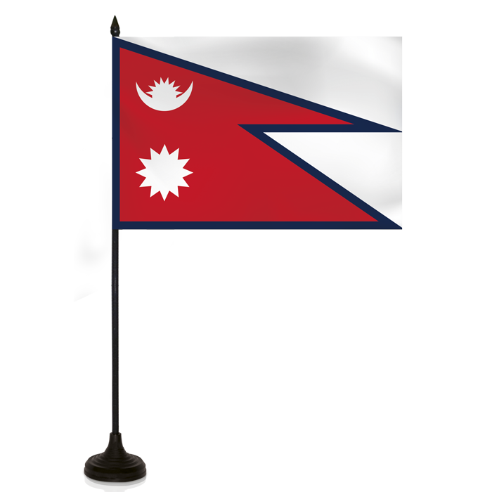 Barron Desk Flag - NEPAL FLAG