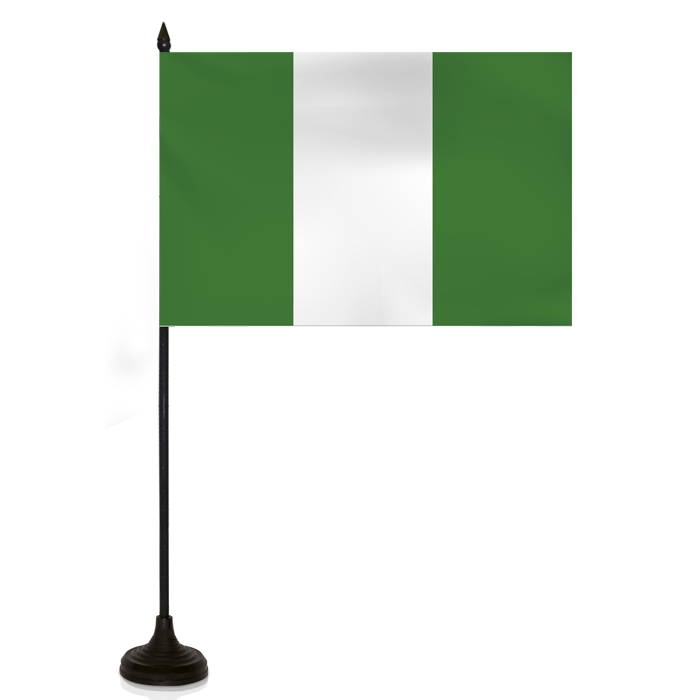Barron Desk Flag - NIGERIA FLAG