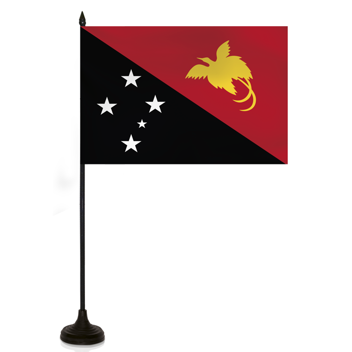Barron Desk Flag - PAPUA NEW GUINEA FLAG
