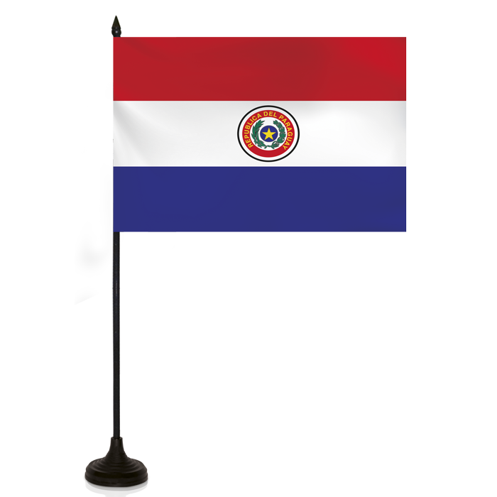 Barron Desk Flag - PARAGUAY FLAG