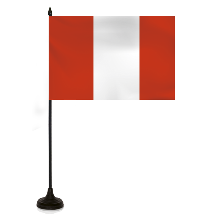 Barron Desk Flag - PERU FLAG