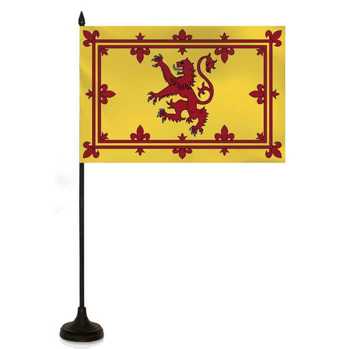 Barron Desk Flag - SCOTLAND RAMPANT LION FLAG