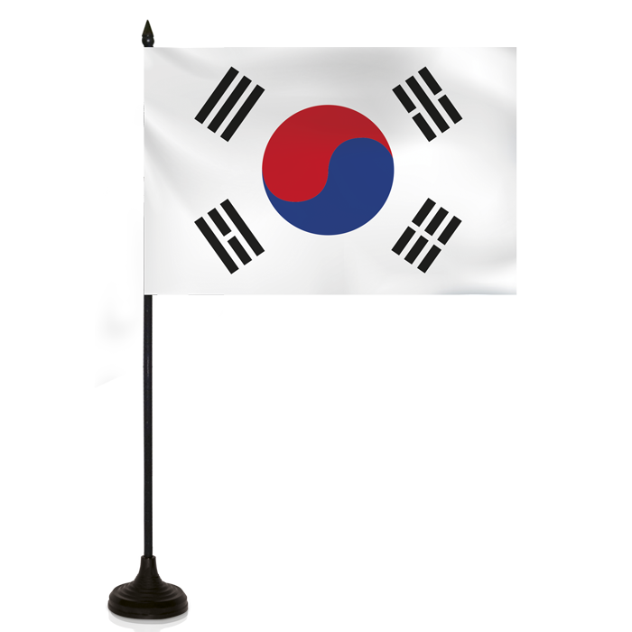 Barron Desk Flag - SOUTH KOREA FLAG
