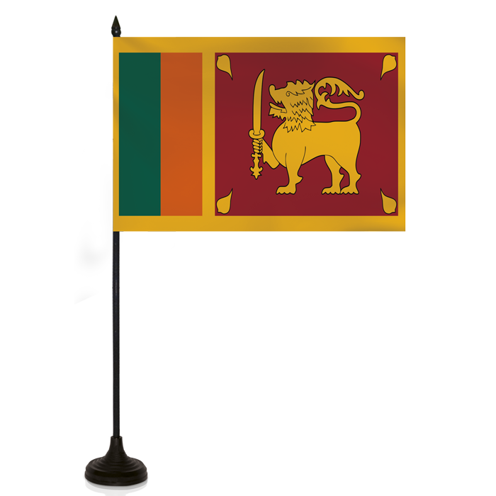 Barron Desk Flag - SRI LANKA FLAG