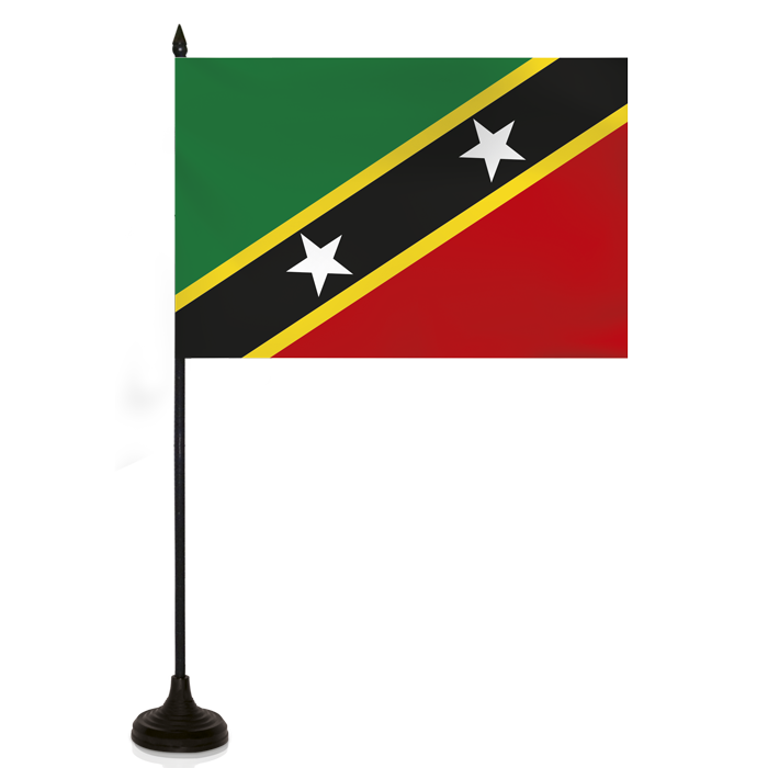 Barron Desk Flag - ST CHRISTOPER NEVIS FLAG