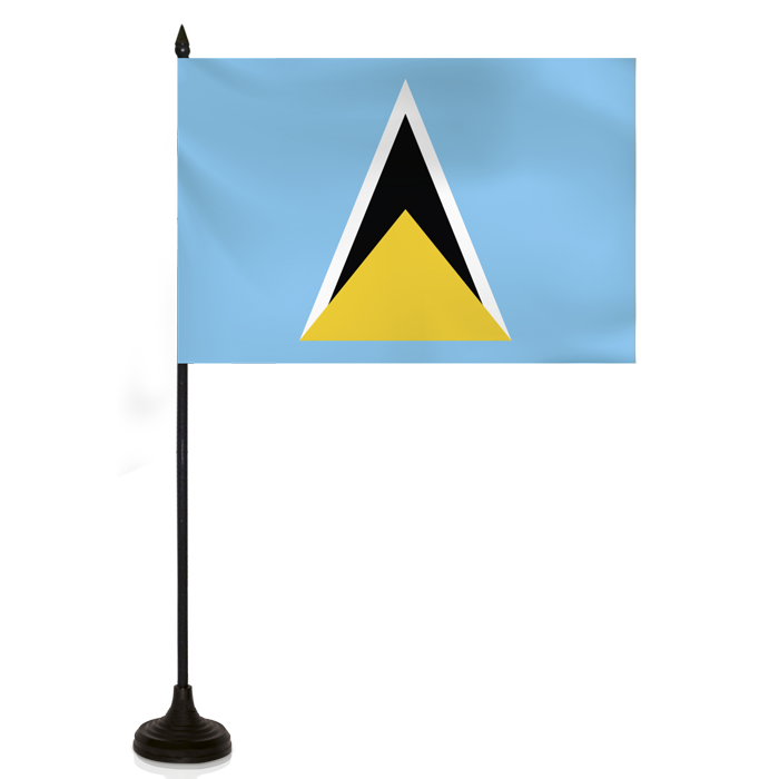 Barron Desk Flag - ST.LUCIA FLAG