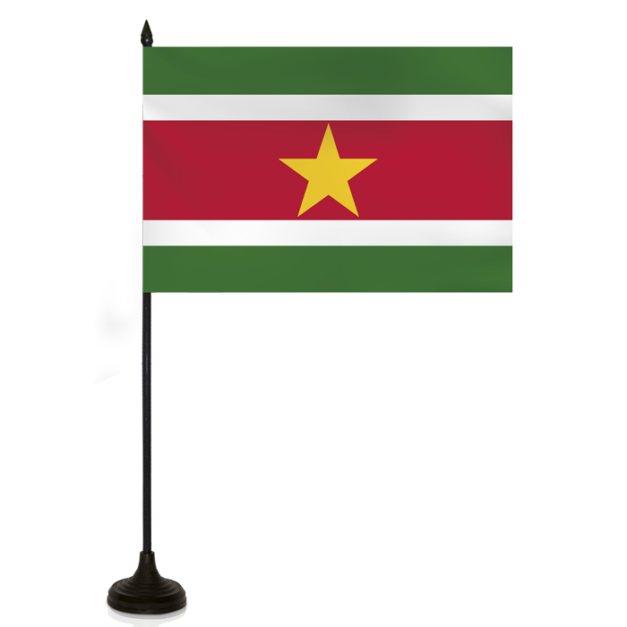 Barron Desk Flag - SURINAM FLAG