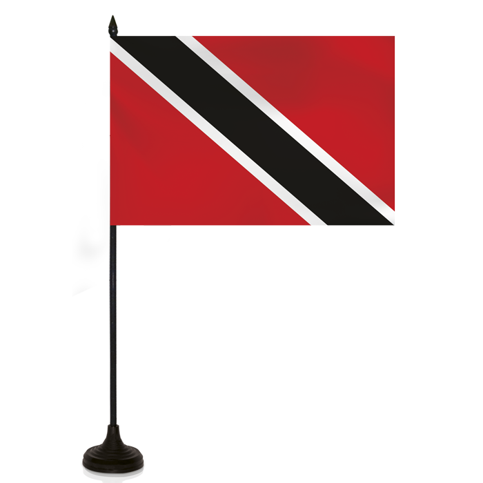 Barron Desk Flag - TRINIDAD & TOBAGO FLAG