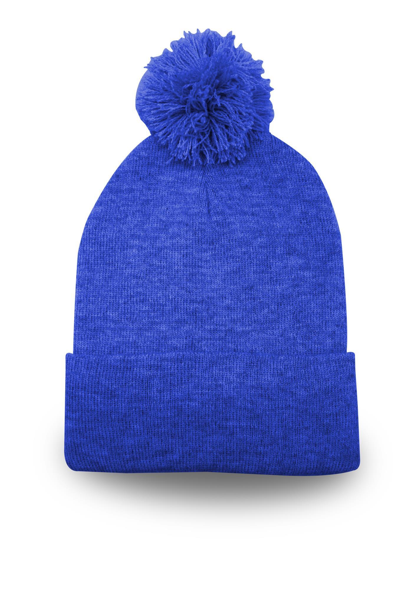 B1900 Pom Pom Beanie With Cuff