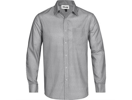 Mens Long Sleeve Birmingham Shirt - Grey (ALT-BHML-GY)